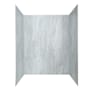 ACP Palisade 30" x 60" x 78" Vinyl Shower Surround with Accessories Iced Pewter