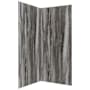 ACP Palisade 36" x 36" x 78" Vinyl Corner Shower Surround with Accessories Louvre Granite