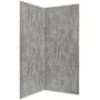 ACP Palisade 36" x 36" x 78" Vinyl Corner Shower Surround with Accessories Wind Gust