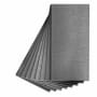 ACP Aspect - 3" x 6" Subway Style Metallic Finish Short Grain Peel and Stick Backsplash Wall Tile - Sold by Carton of 8 (1 Sq Ft) - Made in USA Stainless Short Grain
