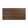 ACP Fasade - 48" x 24" Faux Tin Ceiling Tiles - (5 Pack) - 40 Sq Ft - Traditional Diamonds Argent Bronze