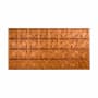 ACP Fasade - 48" x 24" Faux Tin Ceiling Tiles - (5 Pack) - 40 Sq Ft - Traditional Diamonds Antique Bronze