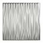ACP Fasade - 24" x 24" Faux Tin Ceiling Tiles - (5 Pack) - 20 Sq Ft - Dunes Vertical Waves Brushed Aluminum