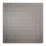 ACP Fasade - 24" x 24" Embossed Square Texture Mosaic Impression Lay In Ceiling Tiles - Pack of (5) Galvanized Steel