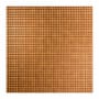 ACP Fasade - 24" x 24" Embossed Square Texture Mosaic Impression Lay In Ceiling Tiles - Pack of (5) Antique Bronze