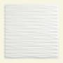 ACP Fasade - 24" x 24" Dunes Contemporary Wave Lay In Ceiling Tiles - Pack of (5) Matte White