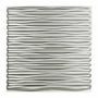 ACP Fasade - 24" x 24" Dunes Contemporary Wave Lay In Ceiling Tiles - Pack of (5) Brushed Aluminum