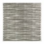 ACP Fasade - 24" x 24" Dunes Contemporary Wave Lay In Ceiling Tiles - Pack of (5) Crosshatch Silver