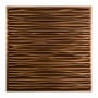 ACP Fasade - 24" x 24" Dunes Contemporary Wave Lay In Ceiling Tiles - Pack of (5) Oil-Rubbed Bronze