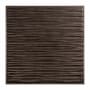 ACP Fasade - 24" x 24" Dunes Contemporary Wave Lay In Ceiling Tiles - Pack of (5) Smoked Pewter