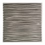 ACP Fasade - 24" x 24" Dunes Contemporary Wave Lay In Ceiling Tiles - Pack of (5) Galvanized Steel