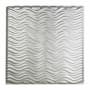 ACP Fasade - 24" x 24" Current Faux Tin Modern Waves Lay In Ceiling Tiles - Pack of (5) Brushed Aluminum