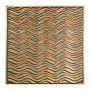 ACP Fasade - 24" x 24" Current Faux Tin Modern Waves Lay In Ceiling Tiles - Pack of (5) Copper Fantasy