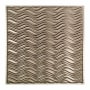 ACP Fasade - 24" x 24" Current Faux Tin Modern Waves Lay In Ceiling Tiles - Pack of (5) Brushed Nickel