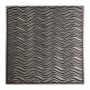 ACP Fasade - 24" x 24" Current Faux Tin Modern Waves Lay In Ceiling Tiles - Pack of (5) Galvanized Steel