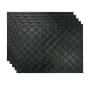 ACP Fasade 18" x 24 Quilted Vinyl Wall Tile - Sold by Carton (15 SF/Carton) Brushed Onyx