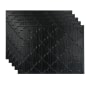 ACP Fasade 18" x 24 Monaco Vinyl Wall Tile - Sold by Carton (15 SF/Carton) Brushed Onyx