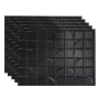 ACP Fasade 18" x 24 Crescent Vinyl Wall Tile - Sold by Carton (15 SF/Carton) Brushed Onyx