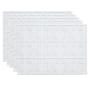 ACP Fasade 18" x 24 Chain Vinyl Wall Tile - Sold by Carton (15 SF/Carton) Matte White