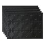ACP Fasade 18" x 24 Chain Vinyl Wall Tile - Sold by Carton (15 SF/Carton) Matte Black