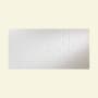 ACP Fasade 4' X 8' DIY Farmhouse Traditional Faux Tin Wallcovering Wall Paneling - Traditional 2 Pattern - 32 Sq Ft - Made in USA Matte White