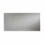 ACP Fasade 4' X 8' DIY Farmhouse Traditional Faux Tin Wallcovering Wall Paneling - Traditional 2 Pattern - 32 Sq Ft - Made in USA Argent Silver
