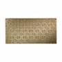 ACP Fasade 4' X 8' DIY Farmhouse Traditional Faux Tin Wallcovering Wall Paneling - Traditional 2 Pattern - 32 Sq Ft - Made in USA Copper Fantasy
