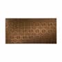 ACP Fasade 4' X 8' DIY Farmhouse Traditional Faux Tin Wallcovering Wall Paneling - Traditional 2 Pattern - 32 Sq Ft - Made in USA Oil-Rubbed Bronze