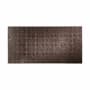 ACP Fasade 4' X 8' DIY Farmhouse Traditional Faux Tin Wallcovering Wall Paneling - Traditional 2 Pattern - 32 Sq Ft - Made in USA Smoked Pewter