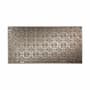 ACP Fasade 4' X 8' DIY Farmhouse Traditional Faux Tin Wallcovering Wall Paneling - Traditional 2 Pattern - 32 Sq Ft - Made in USA Brushed Nickel