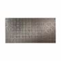 ACP Fasade 4' X 8' DIY Farmhouse Traditional Faux Tin Wallcovering Wall Paneling - Traditional 2 Pattern - 32 Sq Ft - Made in USA Galvanized Steel