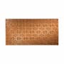 ACP Fasade 4' X 8' DIY Farmhouse Traditional Faux Tin Wallcovering Wall Paneling - Traditional 2 Pattern - 32 Sq Ft - Made in USA Antique Bronze