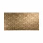 ACP Cayman 4' X 8' DIY Wallcovering Wall Paneling - Faux Crocodile from Fasade - 32 Sq Ft - Made in USA Bermuda Bronze