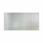 ACP Fasade 96" x 48" Industrial Utility Style DIY Decorative Wall Paneling - 32 Sq Ft - Made in USA Brushed Aluminum