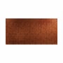 ACP Fasade 96" x 48" Industrial Utility Style DIY Decorative Wall Paneling - 32 Sq Ft - Made in USA Moonstone Copper