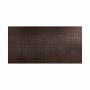 ACP Fasade 96" x 48" Industrial Utility Style DIY Decorative Wall Paneling - 32 Sq Ft - Made in USA Smoked Pewter