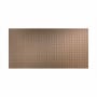 ACP Fasade 96" x 48" Industrial Utility Style DIY Decorative Wall Paneling - 32 Sq Ft - Made in USA Argent Bronze