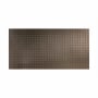 ACP Fasade 96" x 48" Industrial Utility Style DIY Decorative Wall Paneling - 32 Sq Ft - Made in USA Brushed Nickel