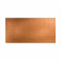 ACP Fasade 96" x 48" Industrial Utility Style DIY Decorative Wall Paneling - 32 Sq Ft - Made in USA Antique Bronze