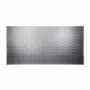 ACP Fasade 4' X 8' Faux Tin Diamond Plate DIY Wallcovering Wall Paneling - Glue Down - 32 Sq Ft - Made in USA Crosshatch Silver