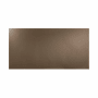 ACP Fasade 4' X 8' Faux Tin Diamond Plate DIY Wallcovering Wall Paneling - Glue Down - 32 Sq Ft - Made in USA Argent Bronze