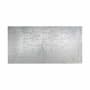 ACP Fasade 96" x 48" Luxe Damask Textured Wallcovering Wall Paneling - 32 Sq Ft - Made in USA Brushed Aluminum