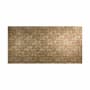 ACP Fasade 96" x 48" Luxe Damask Textured Wallcovering Wall Paneling - 32 Sq Ft - Made in USA Bermuda Bronze