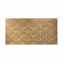 ACP Fasade 96" x 48" Contemporary Textured DIY Decorative Wall Paneling - 32 Sq Ft - Made in USA Bermuda Bronze