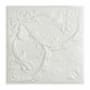 ACP Great Lakes Tin 24" x 24" Saginaw Lay In Tin Ceiling Tile - Sold by Carton (20 SF/Carton) Matte White