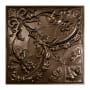 ACP Great Lakes Tin 24" x 24" Saginaw Lay In Tin Ceiling Tile - Sold by Carton (20 SF/Carton) Bronze Burst
