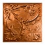 ACP Great Lakes Tin 24" x 24" Saginaw Lay In Tin Ceiling Tile - Sold by Carton (20 SF/Carton) Copper