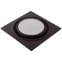 Aero Pure Designer Series 110 CFM 0.9 Sone Ceiling Mounted Energy Star Certified Bath Fan with Dimmable LED Lighting, Nightlight, and Round on Square Design Oil Rubbed Bronze