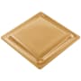 Aero Pure Designer Series 80 CFM 0.4 Sone Ceiling Mounted Energy Star Certified Bath Fan with Square on Square Design Satin Gold