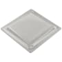Aero Pure Designer Series 80 CFM 0.4 Sone Ceiling Mounted Energy Star Certified Bath Fan with Square on Square Design Satin Nickel